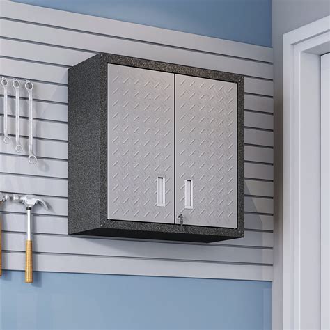 wall mounted cabinet steel|lowe's wall mounted garage cabinets.